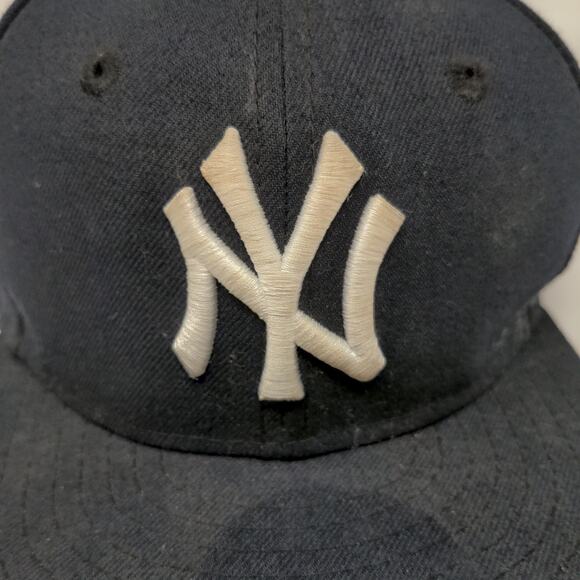 New Era 59Fifty MLB Official On-Field Cap New York Yankees Fitted SZ 6 1/2 Black - Picture 3 of 10